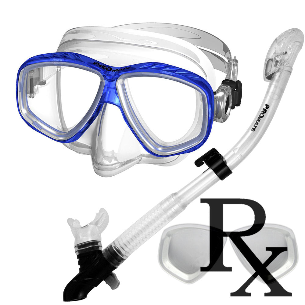 Nearsighted & Farsighted Snorkel Masks Optical & Corrective GetWetStore