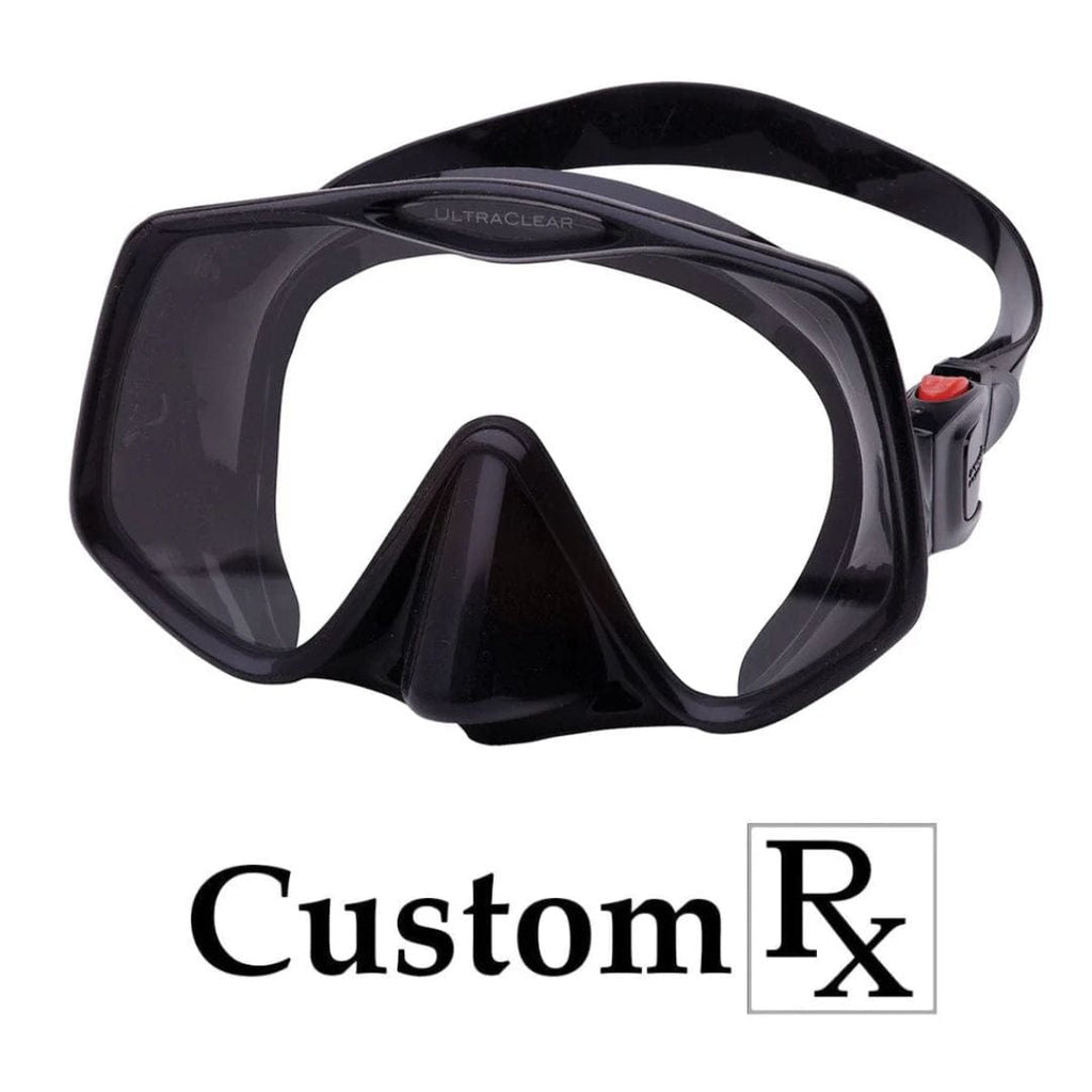 Custom Prescription Atomic Aquatics Frameless 2 Scuba Dive Mask