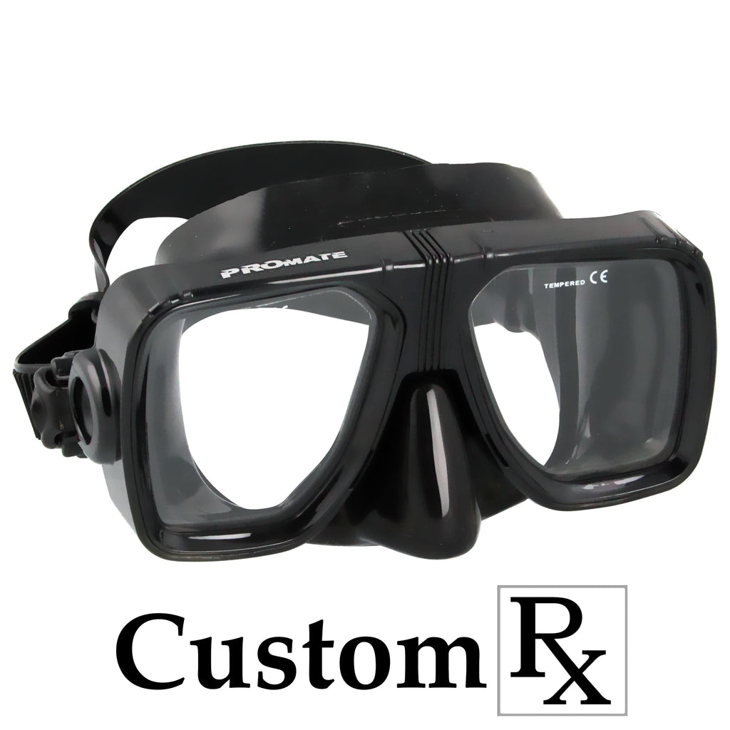 Custom Made Prescription Promate Scope Scuba Dive Snorkeling Mask - MK245 Custom