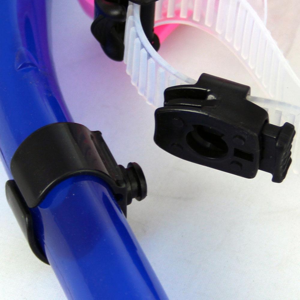 Fermo per supporto per maschera da snorkeling con clip in plastica per immersioni subacquee Fibbia per snorkeling in silicone Fibbia per occhiali Fibbia per tubo in silicone  18