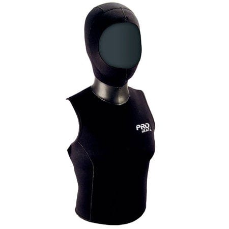 Promate 5/3mm Women's Hooded Vest for Scuba Dive, Snorkeling - DS352