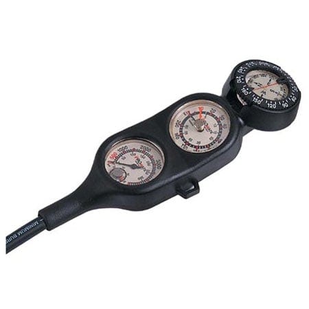 Promate Dual Dial 4-Gauge Console, Pressure Depth Compass Temperature - GP400