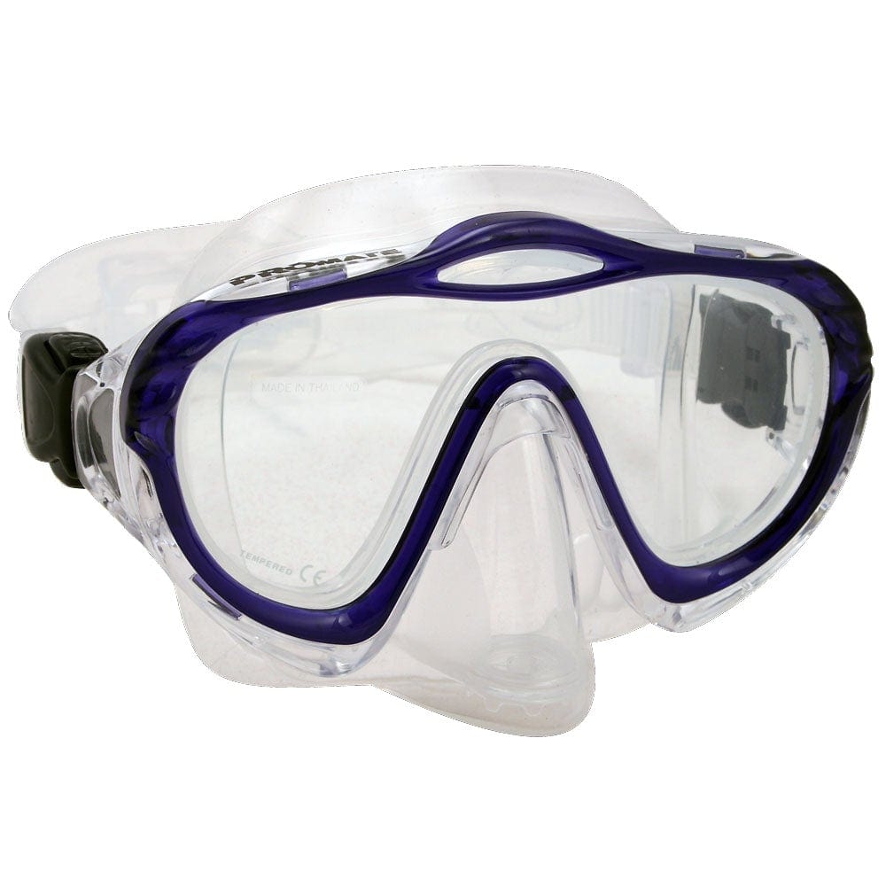 Junior Snorkeling Scuba Dive PURGE Mask DRY Snorkel Fins Gear Set