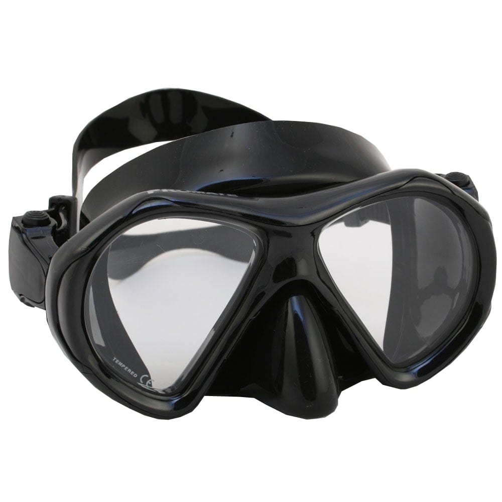 DivePRO Mask Shadow with GoPro Mount Black  Mr Dive Spearfishing  Freediving Gear Shop