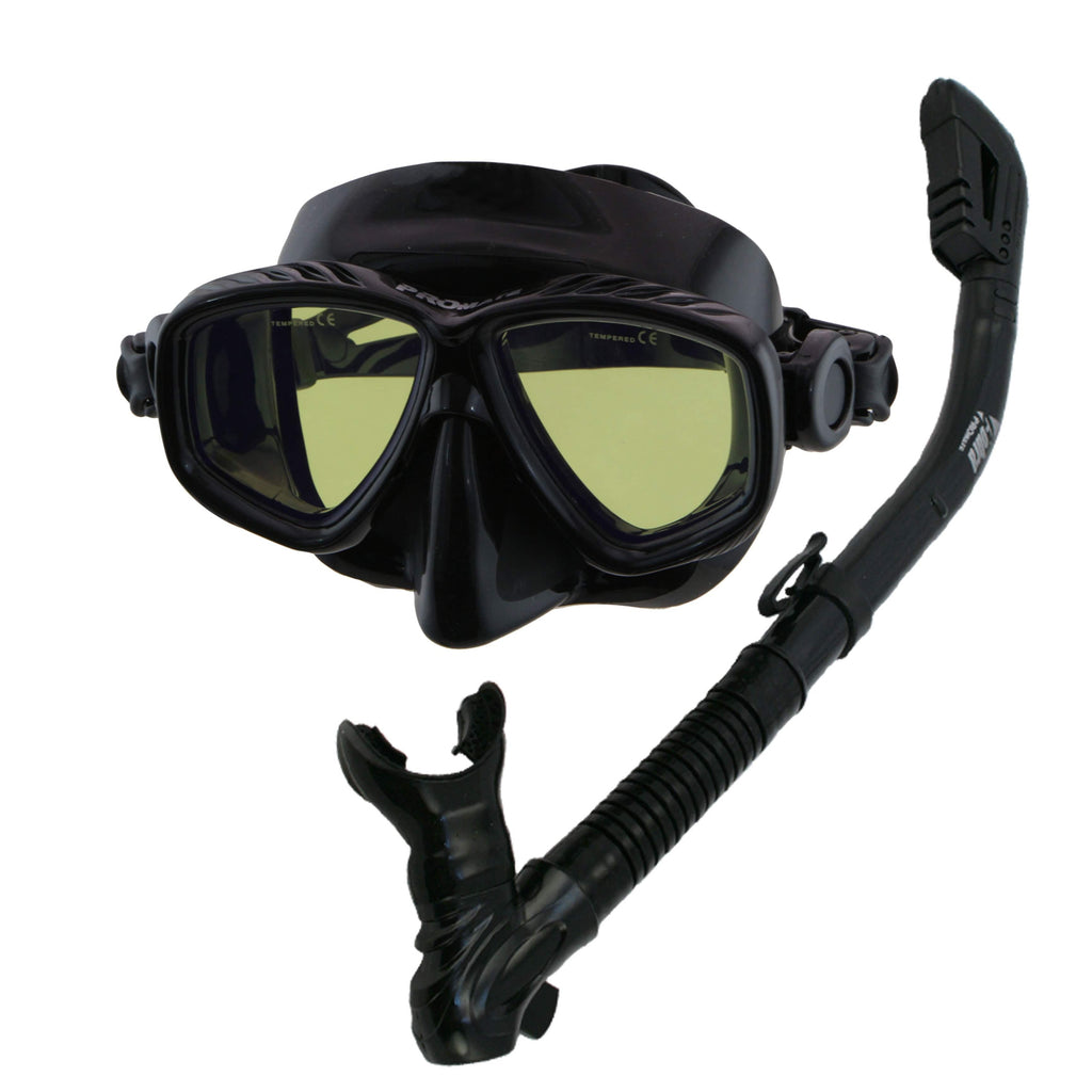 Sea Viewer Snorkeling Scuba Dive Dry Snorkel Color Corrective Mask - SCS0066V