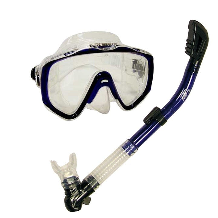 Snorkeling Scuba Diving Mask Dry Snorkel Junior Gear Set - SCS0024 ...