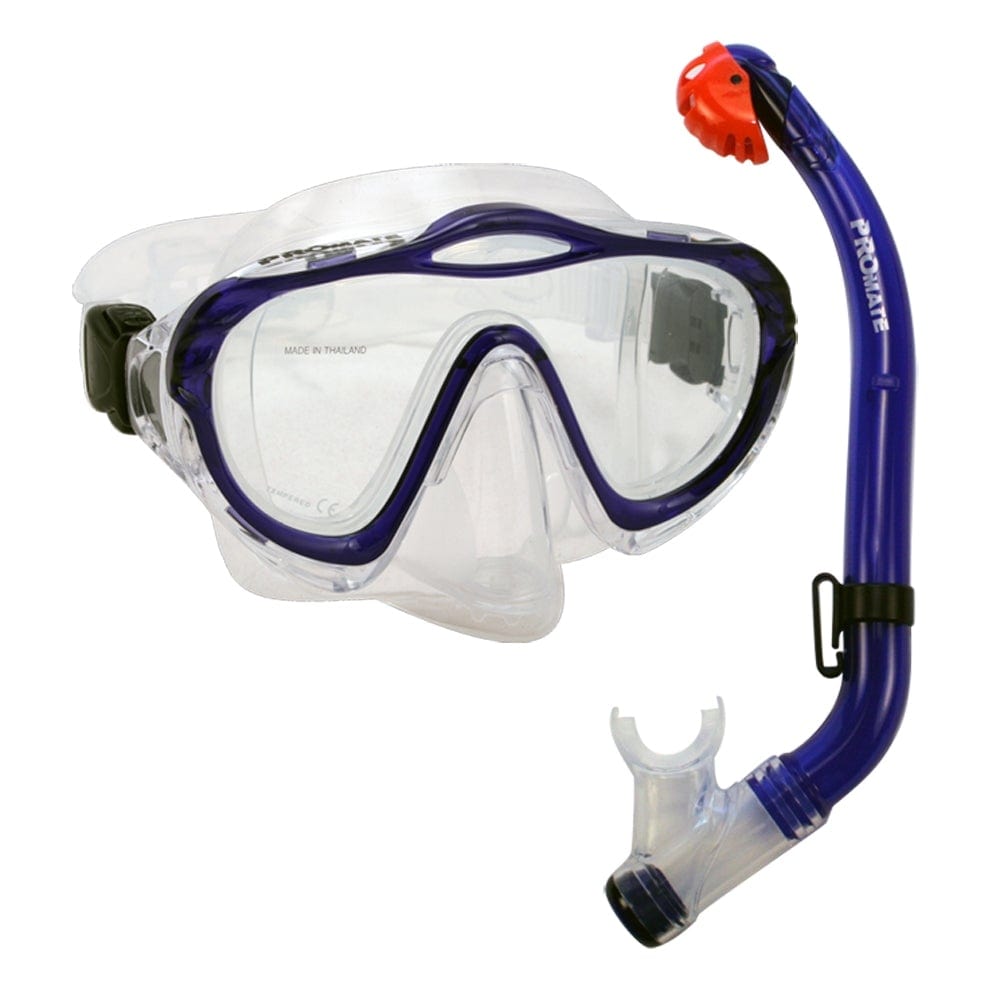 Junior Snorkeling Scuba Diving PURGE Mask DRY Snorkel Set for kids - SCS0033
