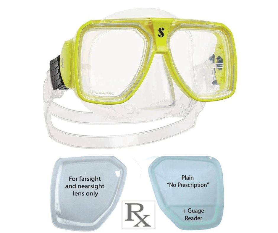 Prescription ScubaPro Solara Dive Mask for Scuba Diving Snorkeling