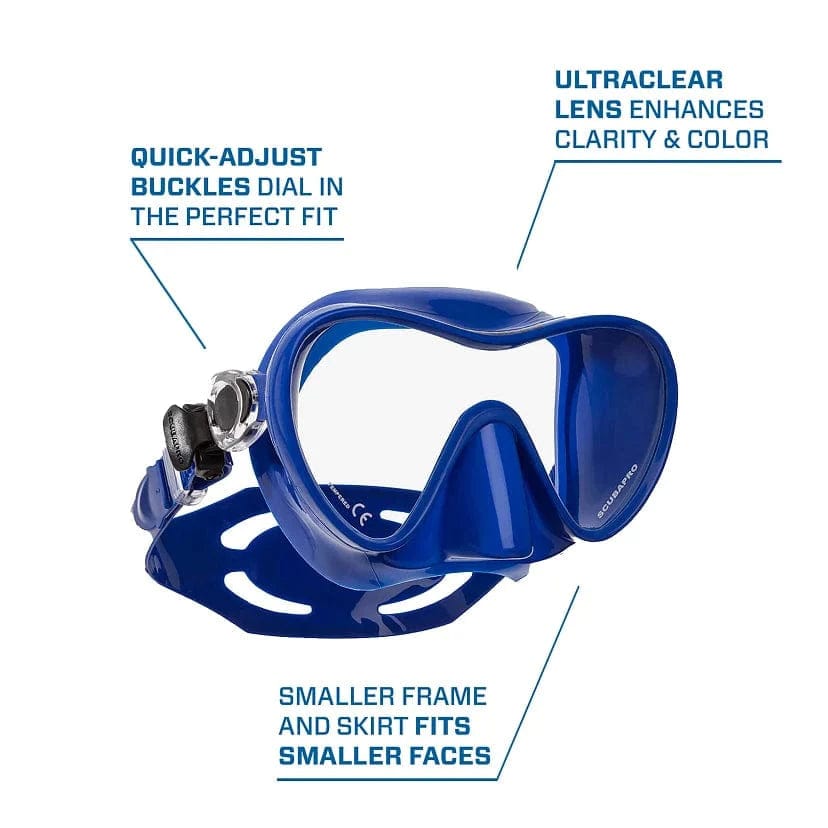Custom Prescription ScubaPro Trinidad Dive Mask GetWetStore