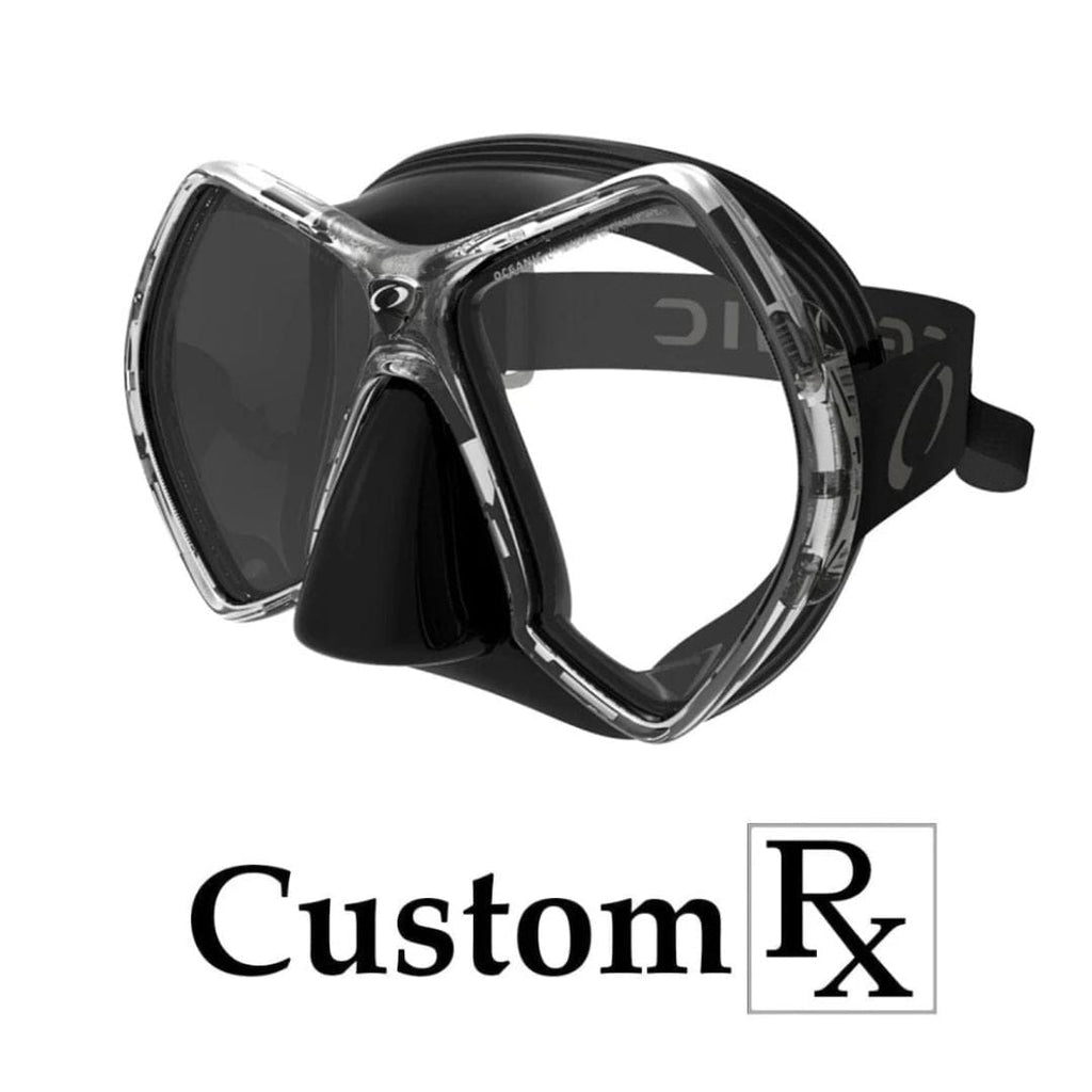 Custom Prescription Oceanic Cyanea Scuba Dive Mask