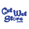 Blue stylized text reading 'Get Wet Store .com' on a plain white background.