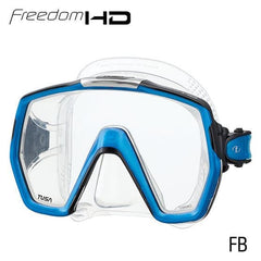Tusa Freedom HD Single Lens Scuba Diving Snorkeling Mask
