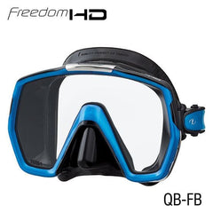 Tusa Freedom HD Single Lens Scuba Diving Snorkeling Mask