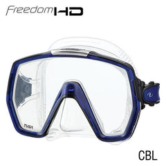 Tusa Freedom HD Single Lens Scuba Diving Snorkeling Mask