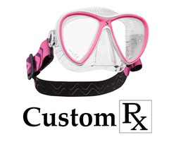 Custom Prescription ScubaPro Synergy Twin Dive Mask with Comfort Strap