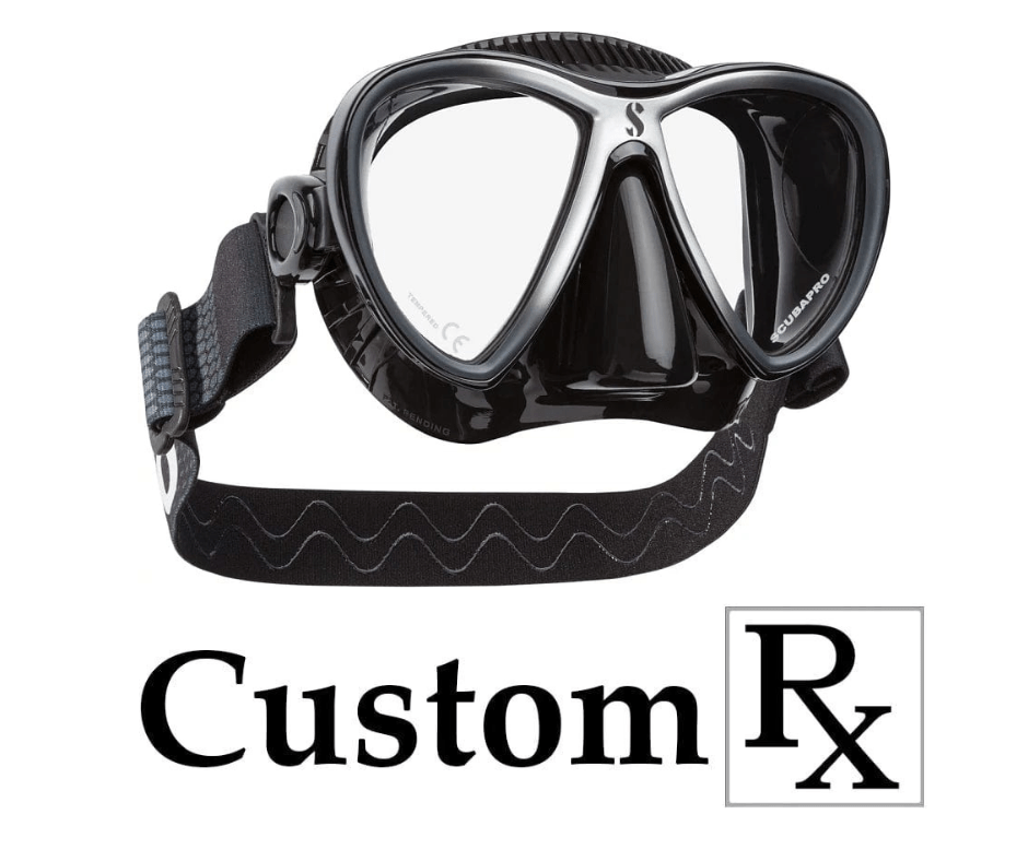 Custom Prescription ScubaPro Synergy Twin Dive Mask with