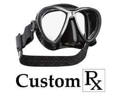 Custom Prescription ScubaPro Synergy Twin Dive Mask with Comfort Strap