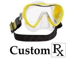 Custom Prescription Scubapro Synergy 2 Trufit Dive Mask with Comfort Strap