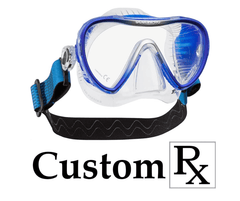 Custom Prescription Scubapro Synergy 2 Trufit Dive Mask with Comfort Strap