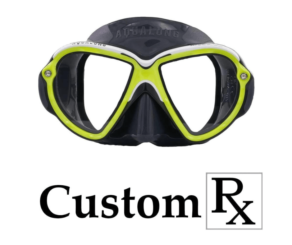 Custom Prescription AquaLung Reveal Ultrafit X2 Scuba Dive Mask