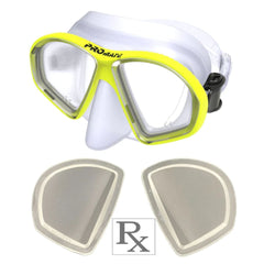 Promate Spectrum Adult Scuba Dive Prescription Snorkeling RX Mask - MK299 RX