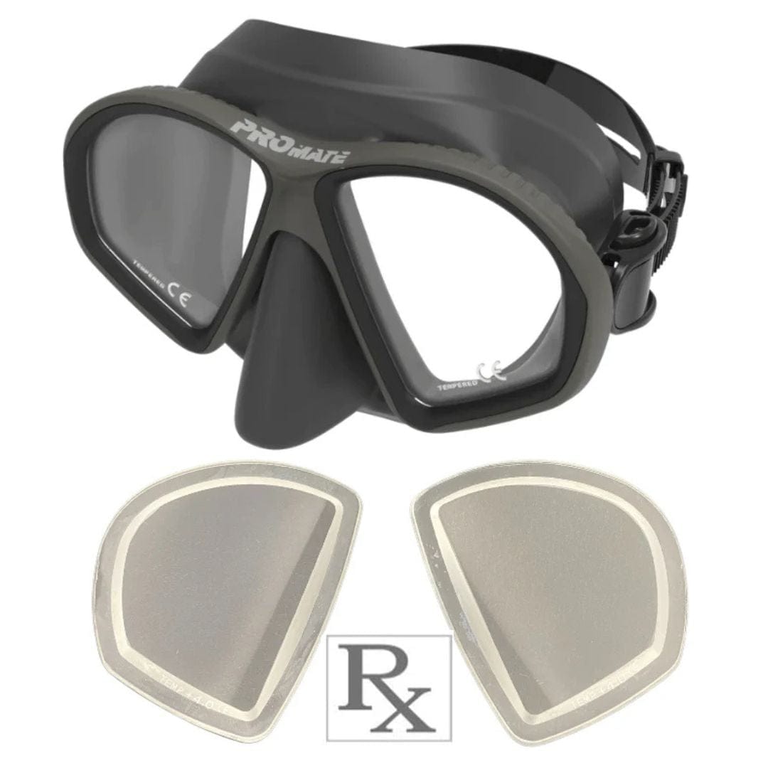 Spectrum Rx 9098 Promate Spectrum Adult Scuba Dive Prescription Snorkeling RX Mask - MK ...