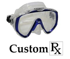 Custom Made Prescription Promate Ocean Owl Scuba Diving Snorkeling Mask - MK160 Custom