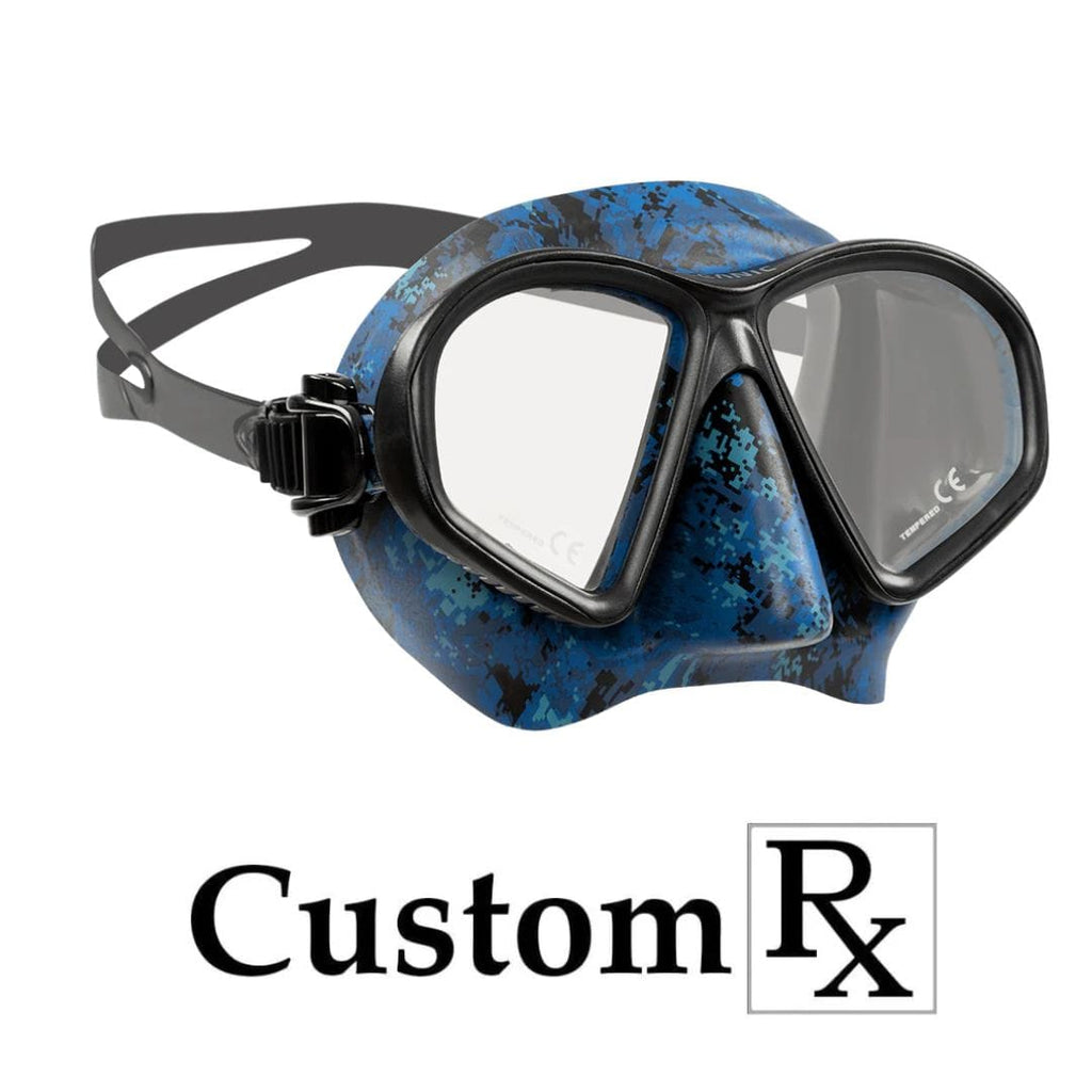 Custom Prescription Oceanic Predator Dive Mask, Camo