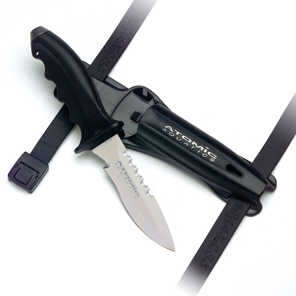 Atomic Aquatics Ti6 Titanium Knife Point or Blunt Tip