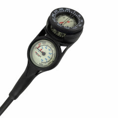 Promate Mini Metal Pressure Gauge with Compass Console, Dual Bar/Psi - MG020