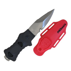 Pink Promate Point Tip Scuba Diving Snorkeling BC Backup Compact 3 Inch 304 Stainless Steel Knife