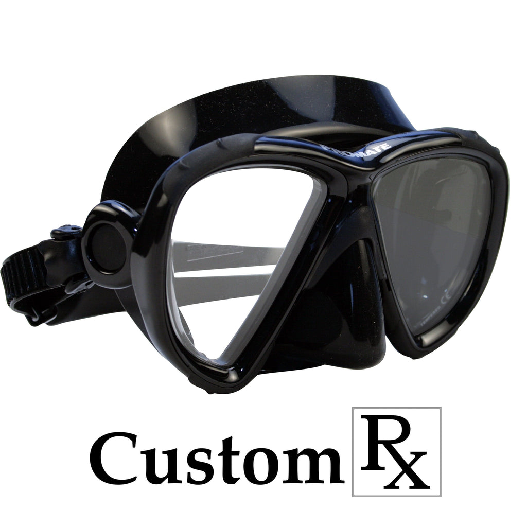 Custom Promate Hawk Eyes Prescription R/X Scuba Diving Snorkeling Mask - MK265 Custom RX