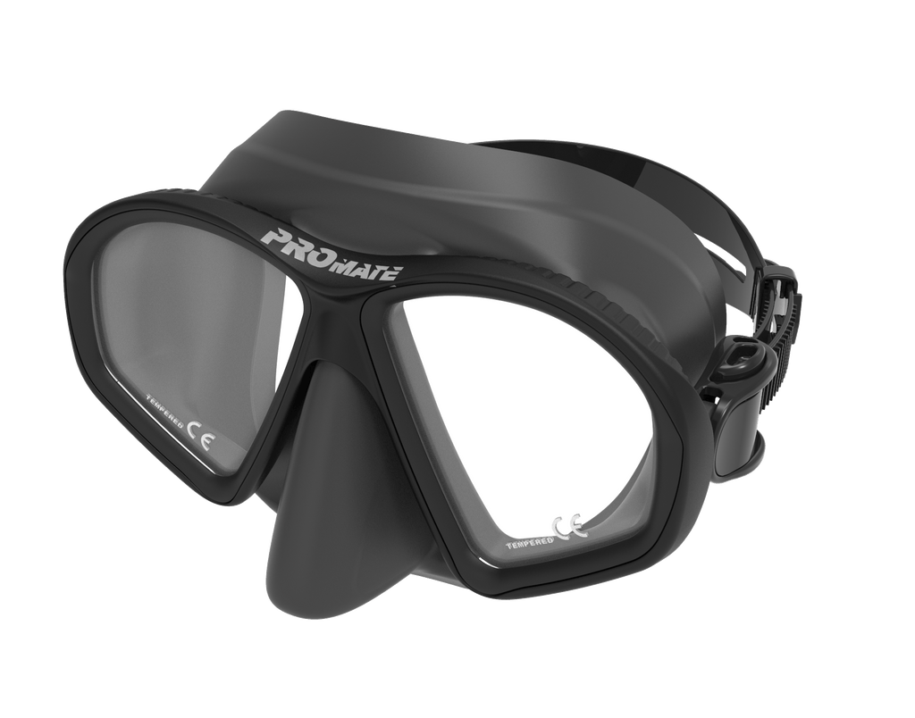 Promate Fish Eyes Prescription Mask Dry Snorkel Fins Gear Set - SCS0042 RX