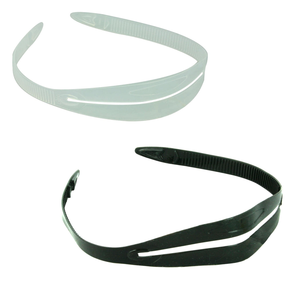 Promate Silicone Scuba Dive Mask Strap 5/8" width - AC007-Thin-Clear