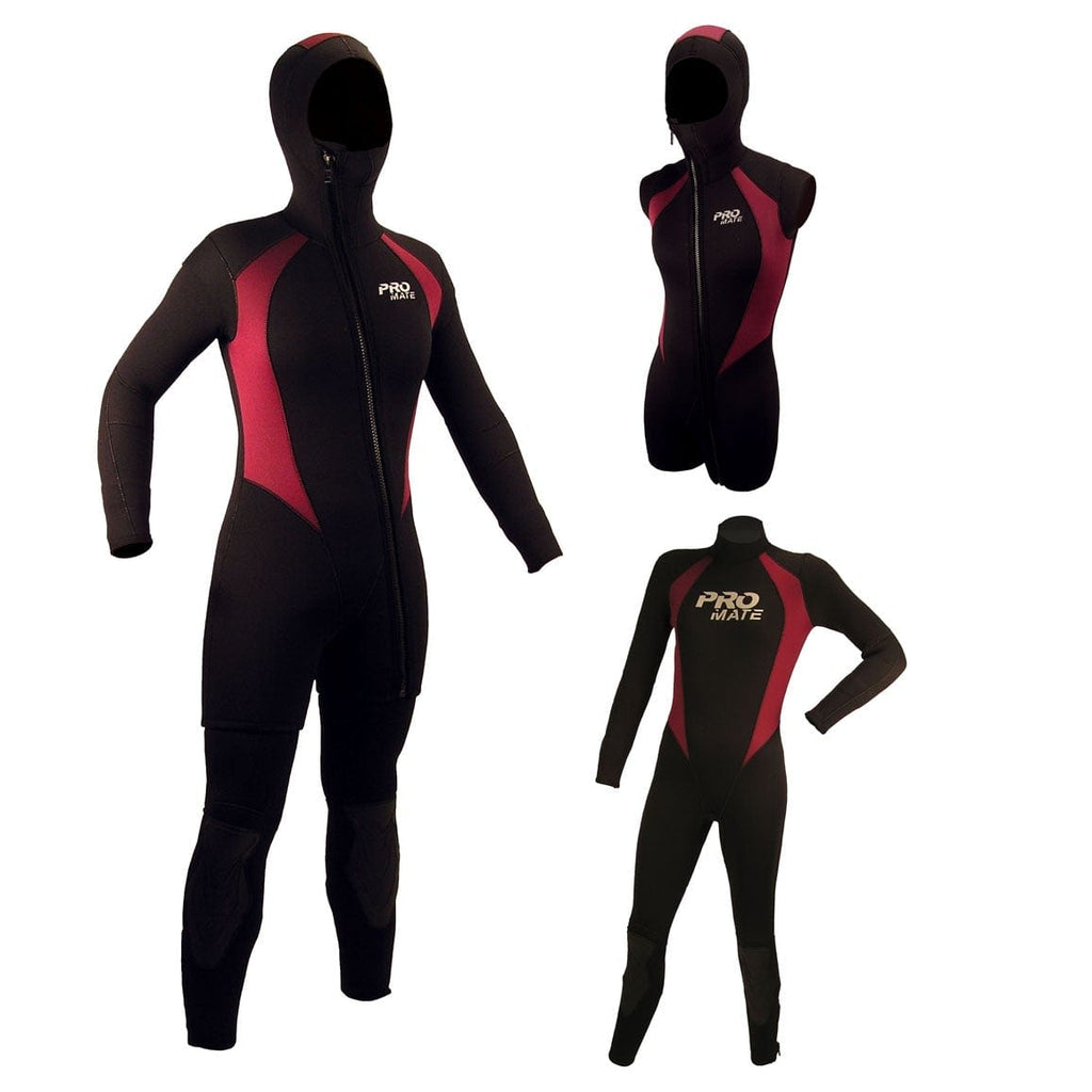 Promate Avalon 6mm Women's 2-Piece Semi-Dry Suit for Scuba Diving - DS606