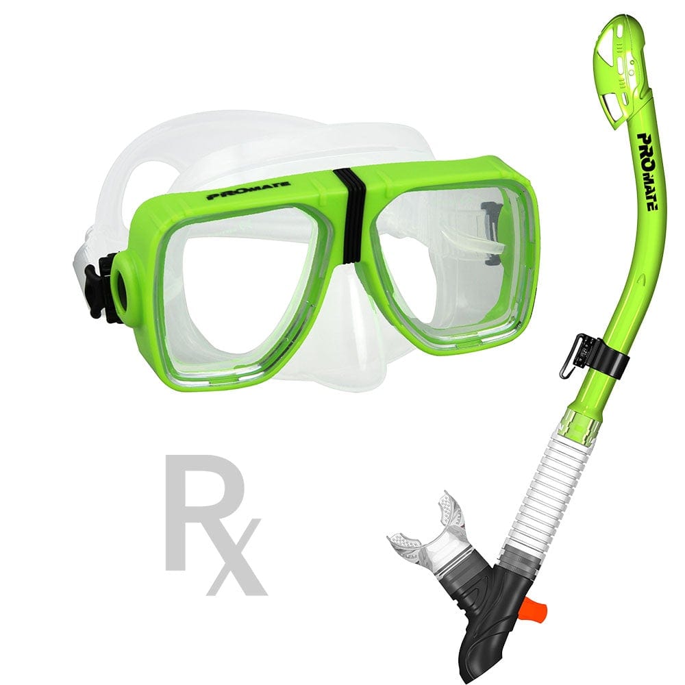 Promate Scope Prescription Scuba Dive Snorkeling Mask with Optical  Corrective Lenses - MK245 RX – GetWetStore