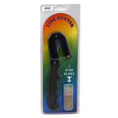 Black Promate Scuba Diving Snorkeling Fishing Line Rope Cable Cutter Blade Knife KF001