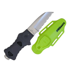 Yellow Promate Serrate Scuba Dive Snorkeling BC Serrated 3 Inch Knife