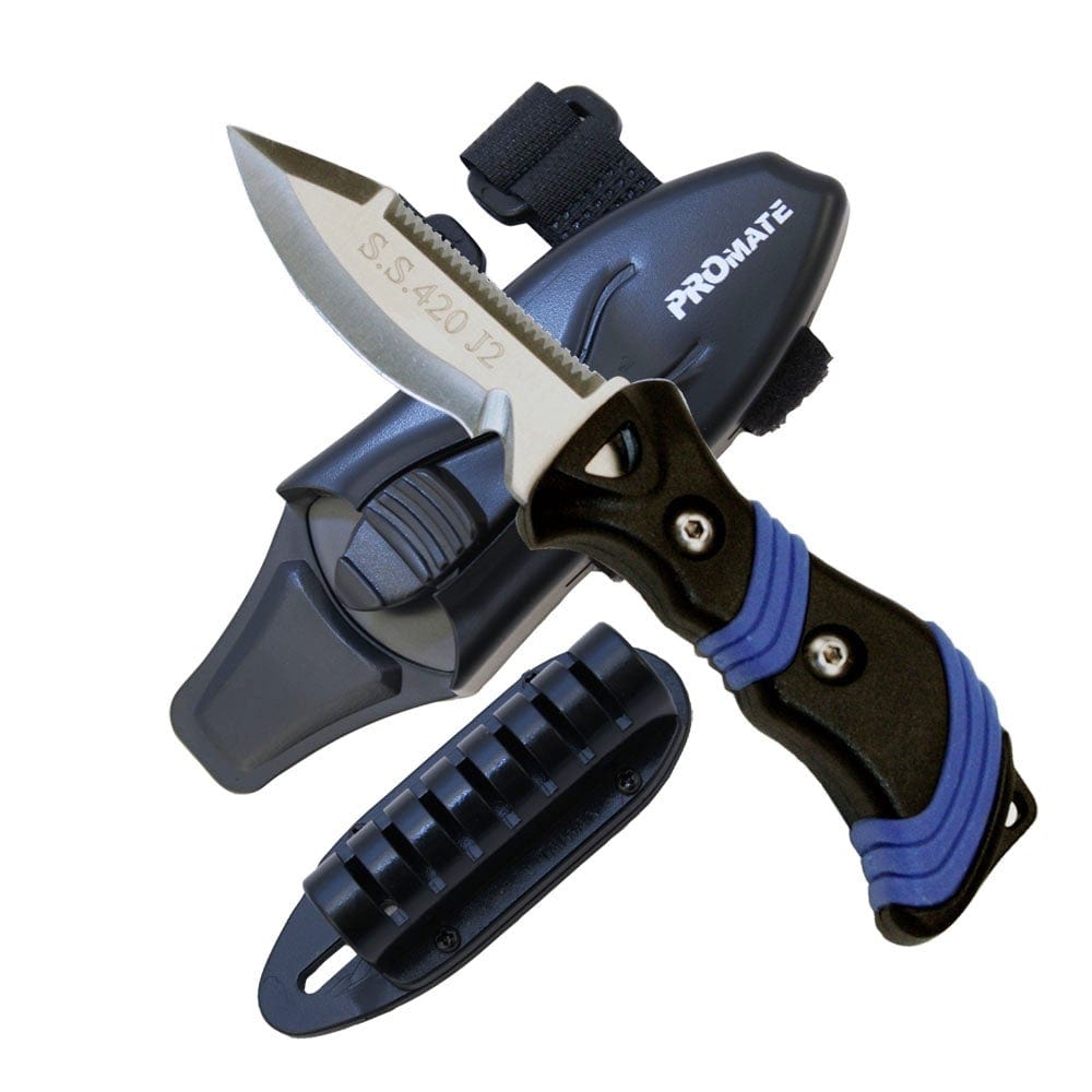 Promate Sharp Tip Titanium Dive BC Knife (3 Blade) - KF290 – GetWetStore