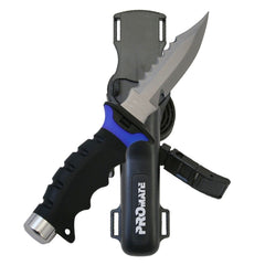 Blue Promate Barracuda Scuba Diving Snorkeling 5 Inch Blade Knife