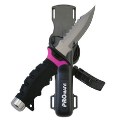 Pink Promate Barracuda Scuba Diving Snorkeling 5 Inch Blade Knife
