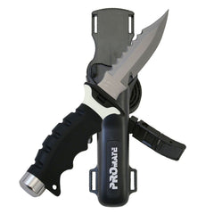 White Promate Barracuda Scuba Diving Snorkeling 5 Inch Blade Knife