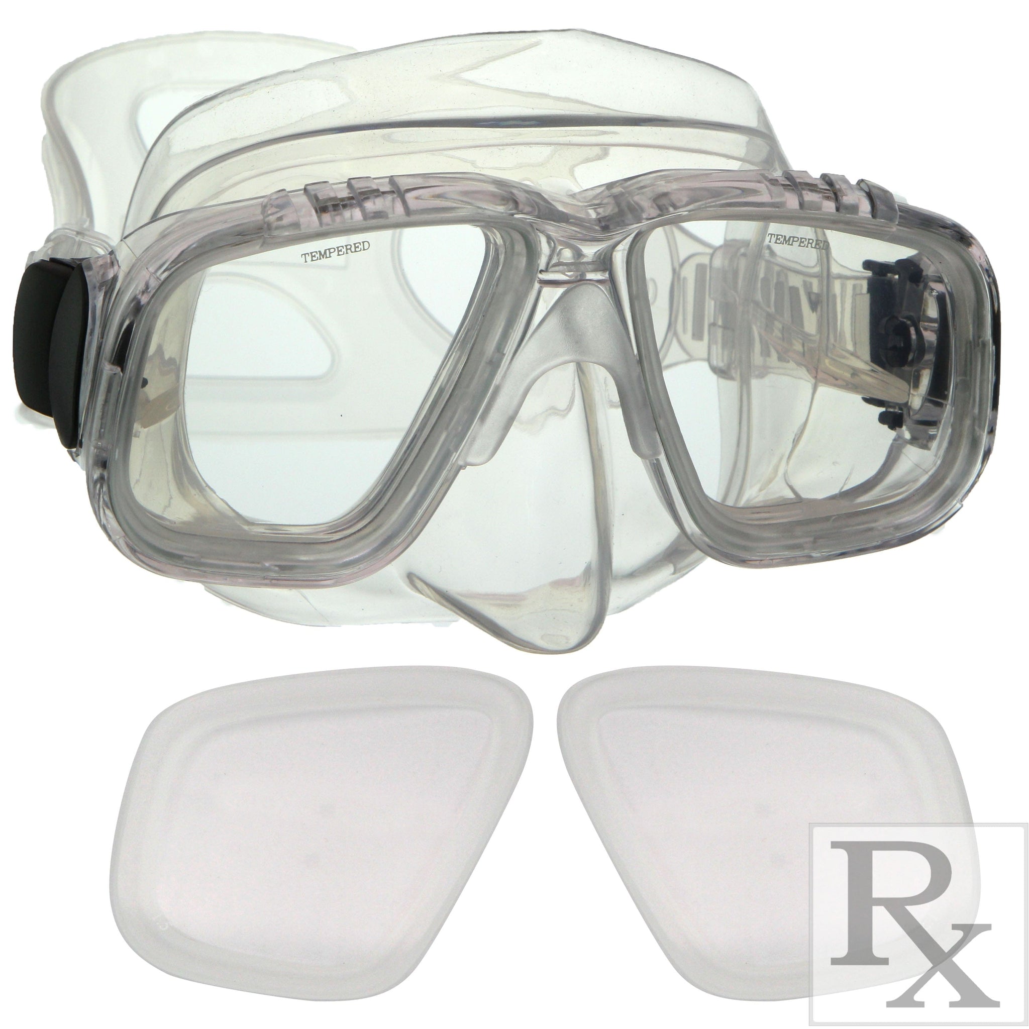 Promate Micro Prescription Scuba Dive Snorkeling Mask Smaller Face