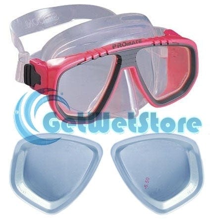 Promate Spectrum Adult Scuba Dive Prescription Snorkeling RX Mask - MK –  GetWetStore