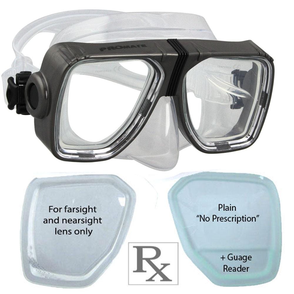 Promate Scope Mask with Corrective Lenses for Scuba and Snorkeling MK245 RX