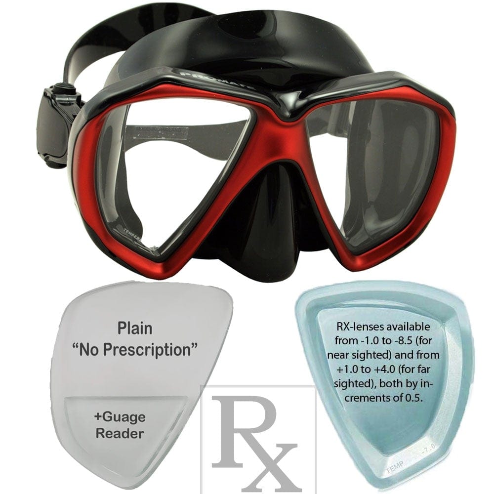 Promate Fish Eyes R/X Prescription Scuba Dive Snorkeling Mask - MK260 –  GetWetStore