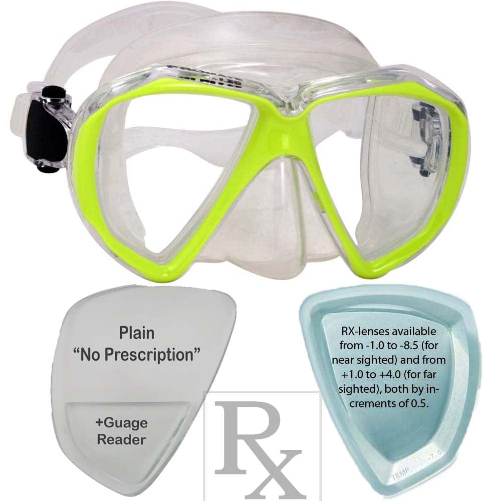Promate Fish Eyes R/X Prescription Scuba Dive Snorkeling Mask - MK260 RX