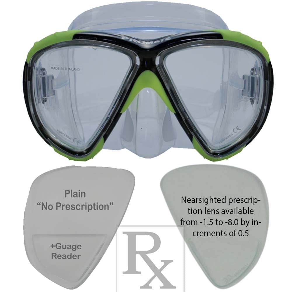 Promate Hawk Eyes Prescription R/X Scuba Diving Snorkeling Mask - MK265 RX