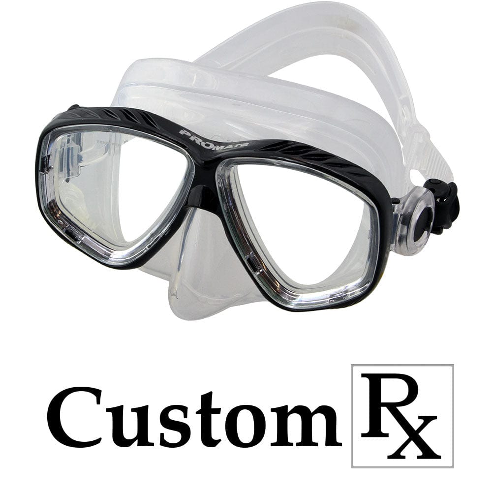 Custom Promate Sea Viewer Dive Mask with Prescription R/X for Scuba Diving Snorkeling - MK275 Custom
