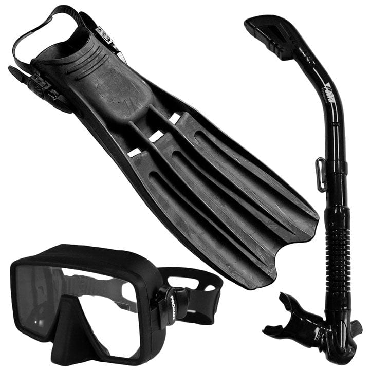 Snorkeling Scuba Diving Mask Snorkel Fins Gear Set - SCS0025 – GetWetStore